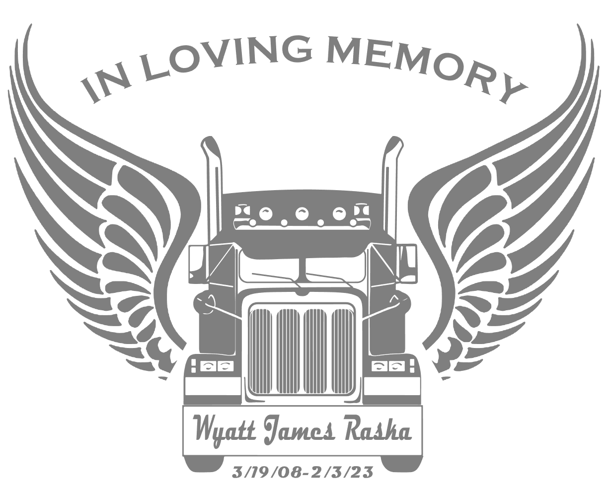 Wyatt Raska Memorial vinyl decal