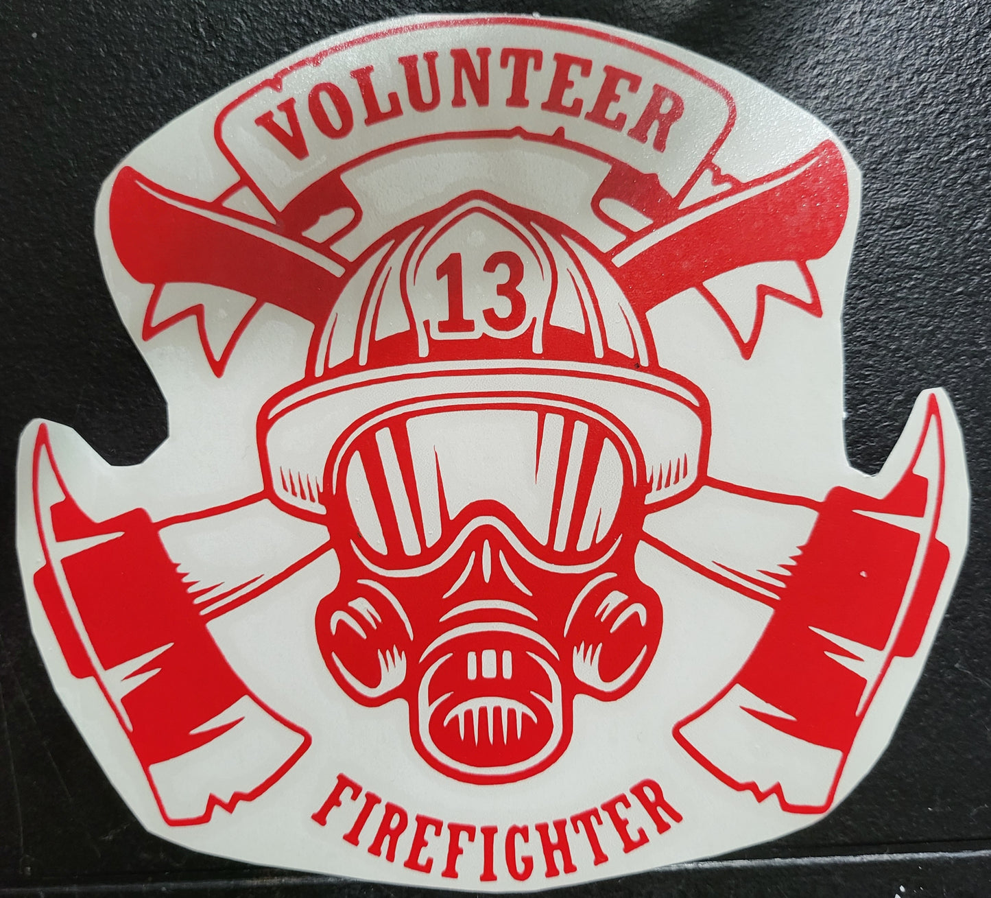 Volunteer firefighter decal