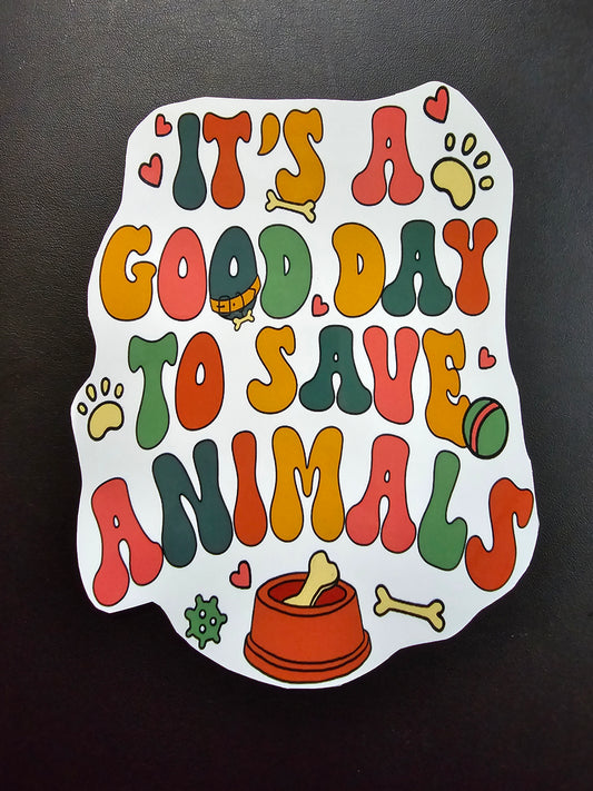 Save Animals Sticker / Decal