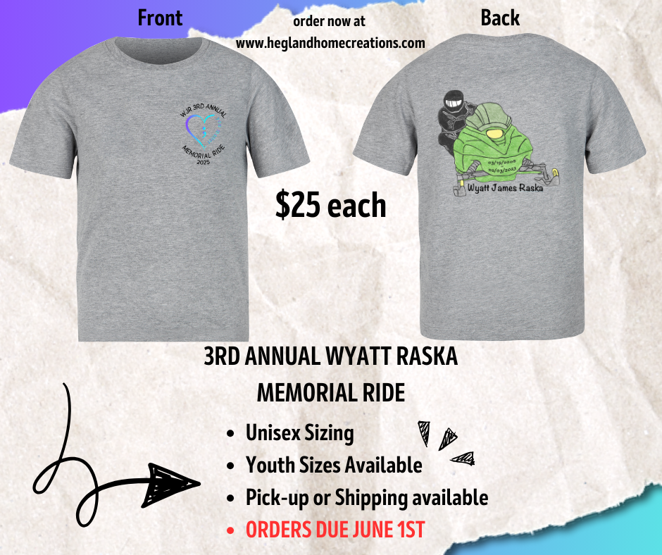 3rd Annual WJR Memorial Ride T-shirt